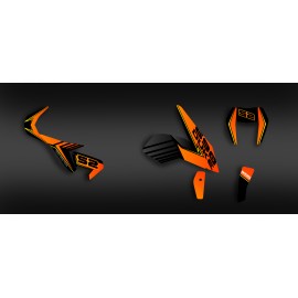 Kit décoration Feature series (Orange) - KTM 690 Duke (2012-2017)-idgrafix