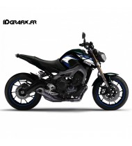 Kit de decoració Llum de Curses de blau-i-blanc - IDgrafix - Yamaha MT-09 -idgrafix