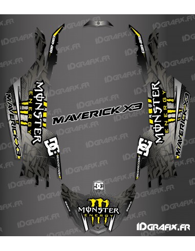 Kit de decoració DC de la Sèrie - Groc Idgrafix - Am Maverick X3 -idgrafix