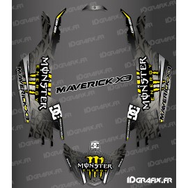 Kit de decoración de la Serie DC - Amarillo Idgrafix - Can Am Maverick X3 -idgrafix