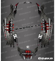 Kit dekor DC Series-Rot - Idgrafix - Can Am Maverick X3
