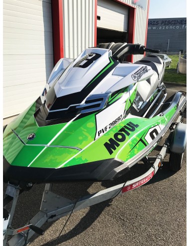 Kit deco 100% perso Monster (Vert) - Yamaha FX (après 2012)