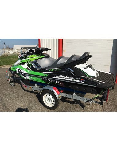 Kit deco 100% perso Monster (Vert) - Yamaha FX (après 2012)