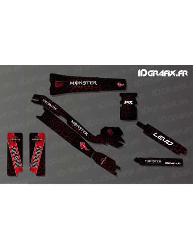 Kit deco Volcán Monstruo Edición Completa (Rojo) - Specialized Turbo Levo