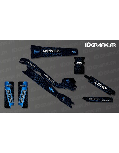 Kit deco Vulcano Mostro Edizione Completa (Blu) - Specialized Turbo Levo