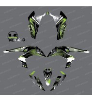 Kit de decoración de Reptil Verde - IDgrafix - Kawasaki KFX 450R