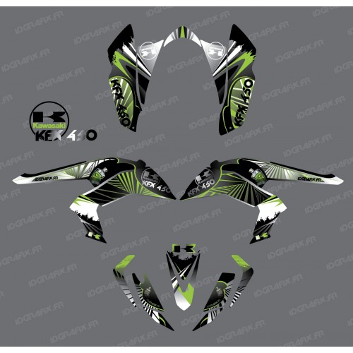 Kit decoration Reptile Green - IDgrafix - Kawasaki KFX 450R