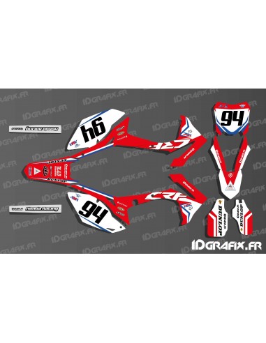 Kit de decoración piloto alemán Ken roczen Réplica - Honda CR/CRF 125-250-450