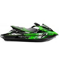 Kit deco 100% perso Monster (Vert) - Yamaha FX (après 2012)