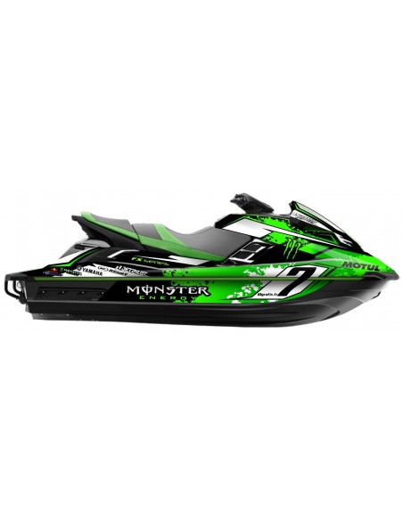Kit deco 100% personal Monster (Verde) - Yamaha FX (después de 2012) Kit deco 100% personal Monster (Verde) - Yamaha FX (después de 2012)
