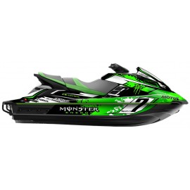 Kit deco 100% perso Monster (Vert) - Yamaha FX (après 2012)-idgrafix
