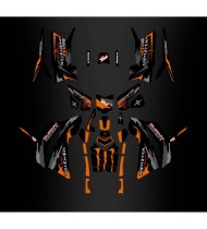 Kit de décoration Monstruo Naranja Edition (Full) - IDgrafix - Polaris 850/1000 Scrambler