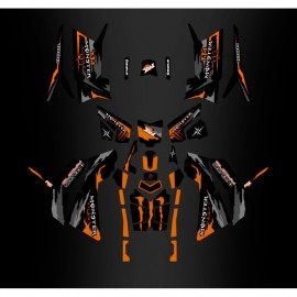 Kit décoration Monster Orange Edition (Full) - IDgrafix - Polaris 850/1000 Scrambler - IDgrafix