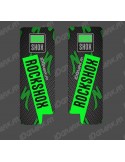 Stickers Protection Fork RockShox Carbon (Green) - Specialized Turbo Levo