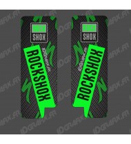 Adhesius De Protecció De Forquilla RockShox De Carboni (Verd) - Especialitzada Turbo Levo -idgrafix