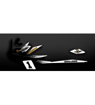 Kit décoration Monster Blanc/Orange (Light) - pour Seadoo GTI