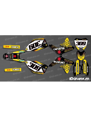 Kit déco 100% perso Rockstar Edition pour Suzuki RM/RMZ