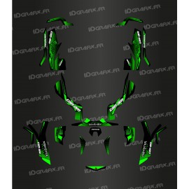 Kit décoration Full 100% Perso Monster Edition (Vert) - IDgrafix - Can Am Outlander (G1)