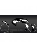 Kit de decoració de Carreres Blanc - IDgrafix - Yamaha MT-09 (després de 2017)