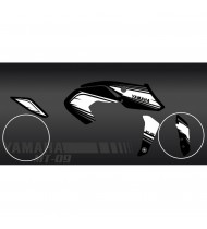 Kit décoration Racing Blanc - IDgrafix - Yamaha MT-09 (après 2017)