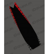 Adhesiu de protecció de la part superior del tub a la Bateria GP Vermell edició Especialitzat Turbo Levo -idgrafix
