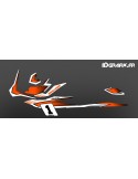 Kit decoration Race Orange (Light) - for Seadoo GTI