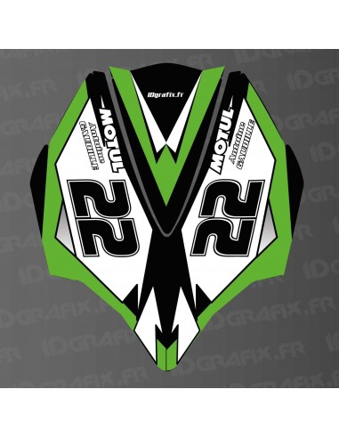 Kit décoration Capot AV Green LTD pour Kawasaki Ultra 250/260/300/310R