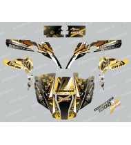 Kit décoration Cross Jaune - IDgrafix - Can Am 1000 Commander