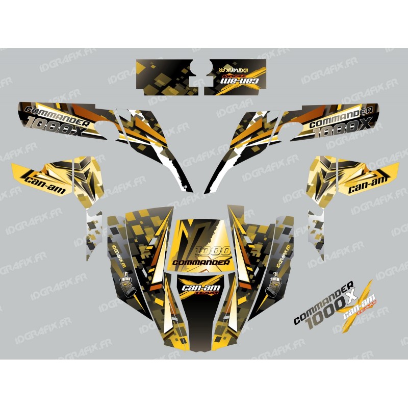 Kit de decoració Creu Groga - IDgrafix - Am 1000 Comandant