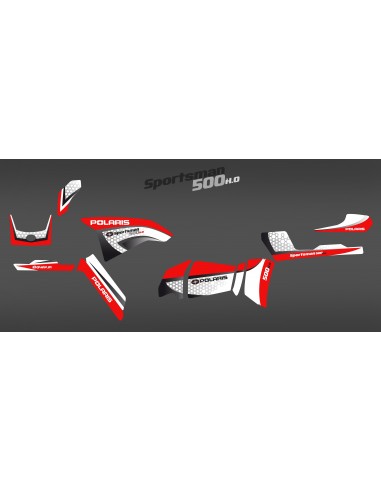 Kit de decoració Vermella Sèrie Limitada - IDgrafix - Polaris 500 Esportista