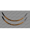 Lot 2 Stickers Brush Edition (Orange) - Rim Roval