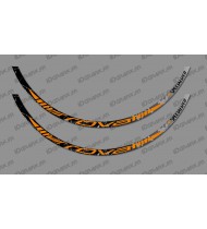 Lot 2 Stickers Brush Edition (Orange) - Rim Roval