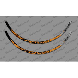 Lot 2 Stickers Brush Edition (Orange) - Rim Roval - IDgrafix