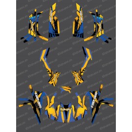 Kit decoration, Full Whip (Yellow/Blue) - IDgrafix - Can Am series The Outlander - IDgrafix