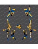 Kit decoration Light WHIP Edition (Yellow / Blue) - IDgrafix - Can Am Outlander (G2)