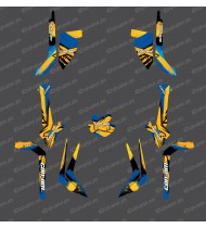 Kit de decoración de LÁTIGO de Luz Edition (Amarillo / Azul) - IDgrafix - Can Am Outlander (G2)
