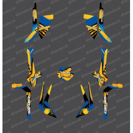 Kit dekor WHIP Light Edition (Gelb / Blau) - IDgrafix - Can-Am Outlander G2 - ()