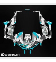 Kit decorazione Esercito di serie (Blu) - Idgrafix - Can Am Maverick 1000