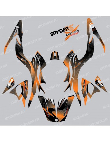 Kit de decoración de Revestimiento de color Naranja - IDgrafix - Can Am Spyder RS