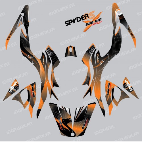 Kit décoration Liner Orange - IDgrafix - Can Am Spyder RS