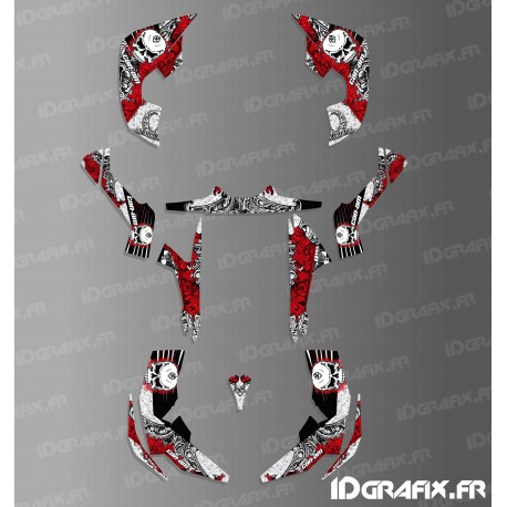Kit decoration Skull Series Full (Red)- IDgrafix - Can Am Renegade - IDgrafix