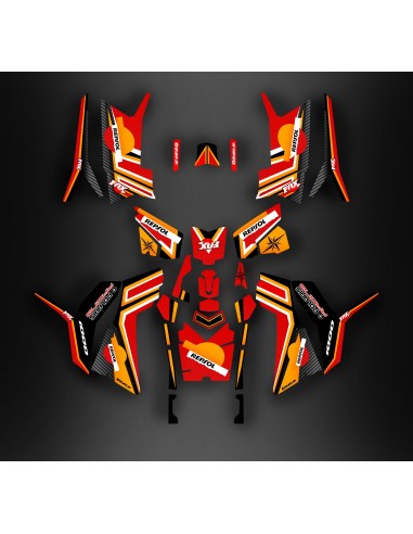 Kit décoration Repsol series (Full) - IDgrafix - Polaris 850/1000 Scrambler