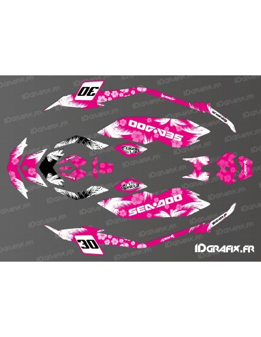 Kit décoration Coconuts Full Edition (Rose) pour Seadoo Spark