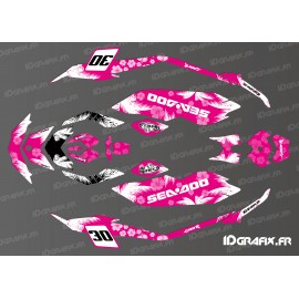 Kit decoration Coconuts Full Edition (Pink) for Seadoo Spark - IDgrafix
