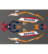 Kit de decoració Honda GP sèrie per a la Seadoo Espurna -idgrafix