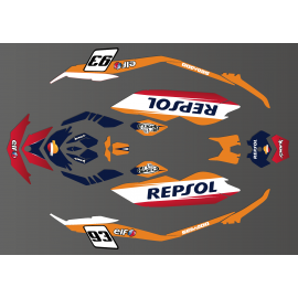 Kit de decoración de Honda GP series para el Seadoo Chispa -idgrafix