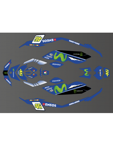 Kit de decoració Nyam GP sèrie per a la Seadoo Espurna -idgrafix