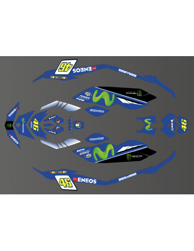 Kit de decoración de Ñame de la serie GP para el Seadoo Chispa