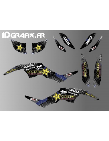 Kit de decoración 100% Personalizado Rockstar de la serie - IDgrafix - Yamaha 350 Raptor