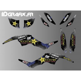Kit de decoración 100% Personalizado Rockstar de la serie - IDgrafix - Yamaha 350 Raptor -idgrafix
